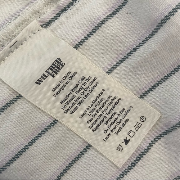 WILFRED Nori Striped Boxy Mini Shift Dress/Tunic - Picture 5 of 8